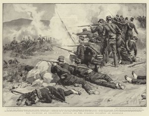 Les combats à Velestino, repousse de l